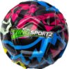 Zing Zuper High Bounce Ball Pink and Blue Graffiti