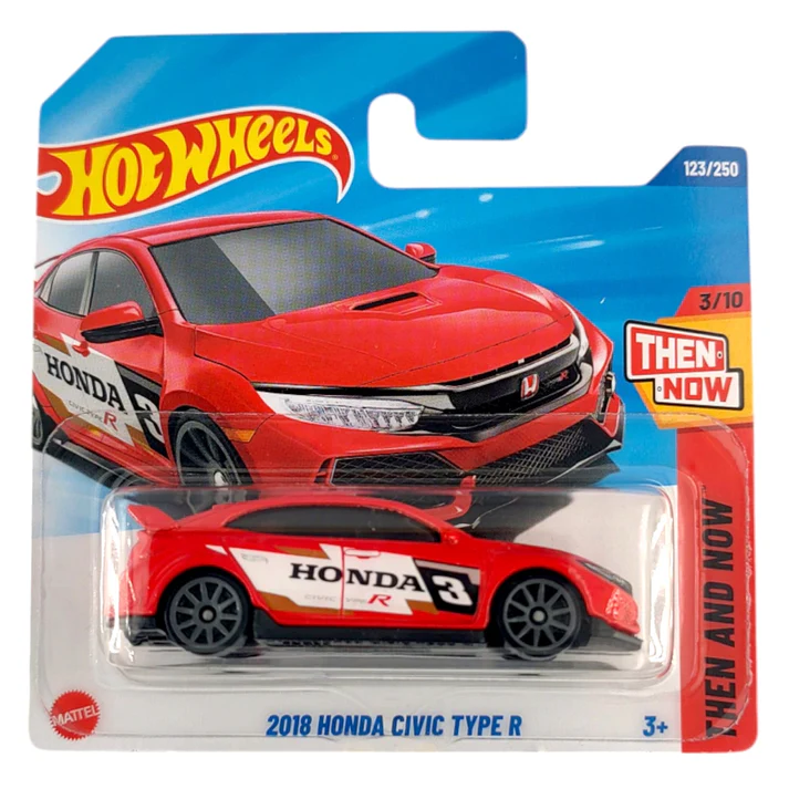 Hot Wheels 1.64 - Car - Then and Now - 2018 Honda Civic Type R