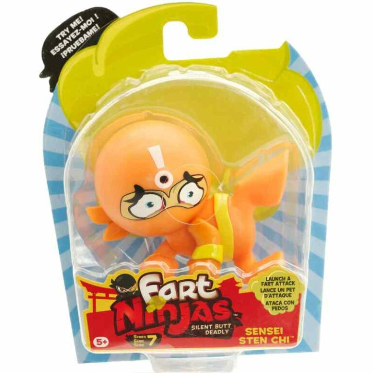 Fart Ninja Serie 9 - Figurine Collezionabili Con Suoni Di Pet Attivati Dal Movimento, 8 Personaggi, Giocattolo Per Scherzi Bambini 5+