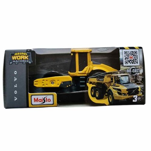 Maisto Mini Work Machines Construction - Smooth Wheel Roller