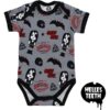 Metallimonsters Goth Girl Baby Onesie 6–12 Months – Cotton Infant Bodysuit