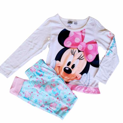 Minnie Mouse Winter Pyjamas 2 Piece - Size 7