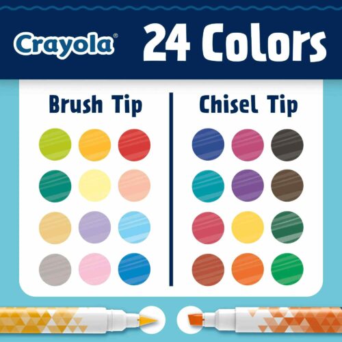 Crayola Doodle And Draw Markers Dual Ended 12 Pack5