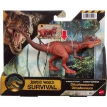 Jurassic World Strike Attack Dilophosaurus Dinosaur Figure