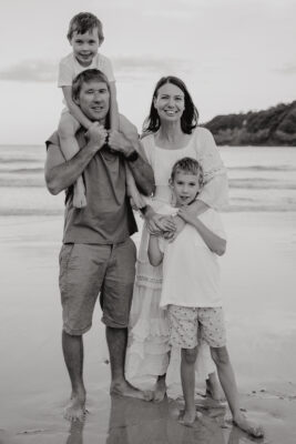 Kylie and her family, the heart of Thomas Online – an IVF mum of two boys, Thomas and Ben, proudly running a family-owned business from Whangarei.