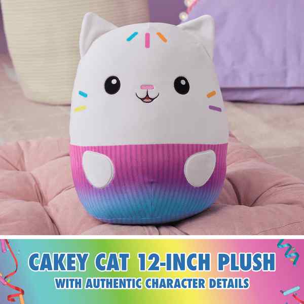Gabby's Dollhouse 30cm Cakey Cat Soft Toy 3 Gabby's Dollhouse 30cm Cakey Cat Soft Toy - Image 3