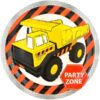 Construction Tableware - Paper Plates - 23cm - 8 Pack