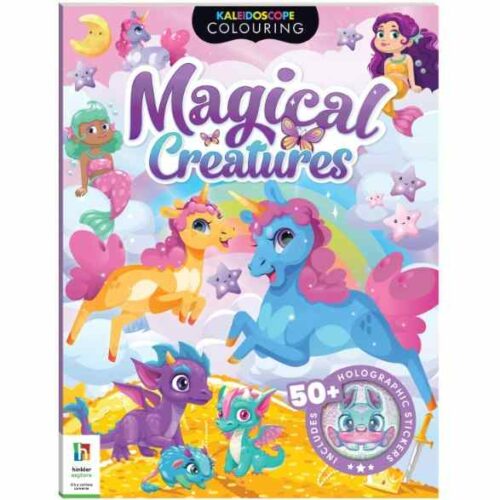 Kaleidoscope Sticker Colouring Book - Magical Creatures