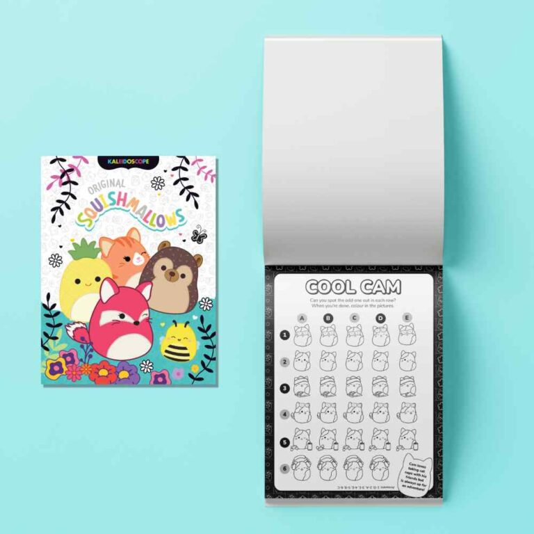Squishmallows Colouring Kit - Kaleidoscope - Thomas Online