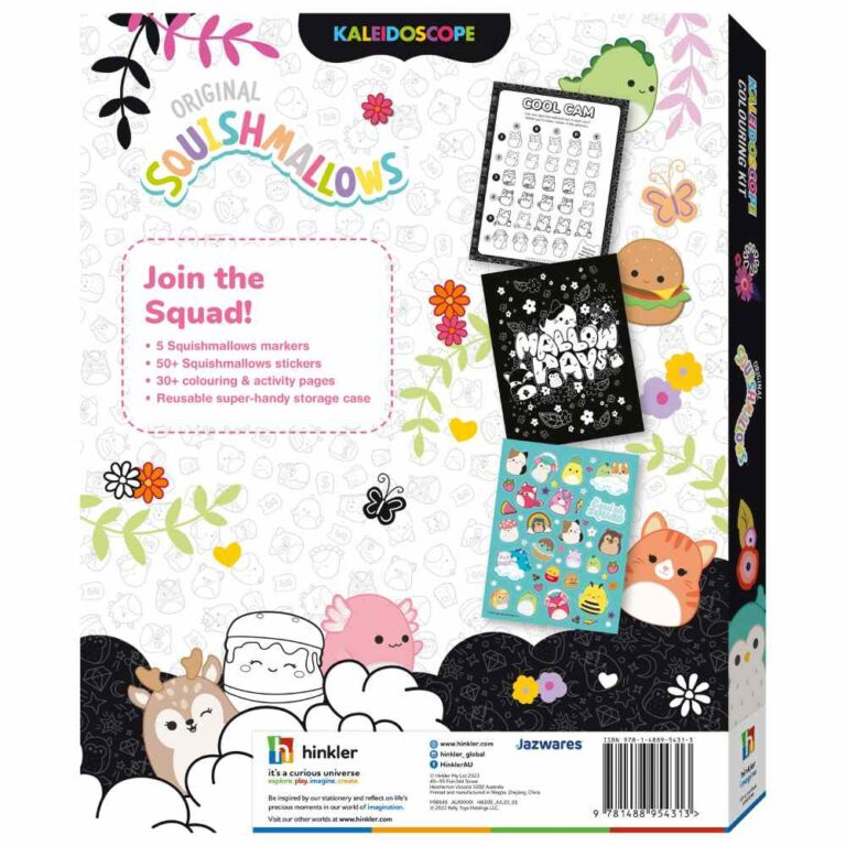 Squishmallows Colouring Kit - Kaleidoscope - Thomas Online