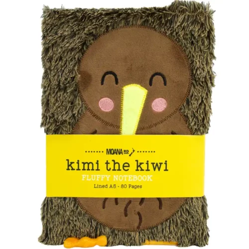 Moana Road Fluffy Notebook - Kimi the Kiwi