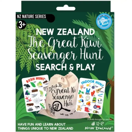 New Zealand The Great Kiwi Scavenger Hunt Search and Play Game