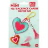 Totally Mini Love Backpack Charm Felt Craft Kit