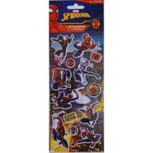 Marvel Spiderman Stickers 3 Pack – 1 Embossed Sheet