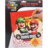 Super Mario Paint By Water Activity Book with Paint Brush