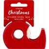 Artwrap Invisible Sticky Tape 20m Red Dispenser