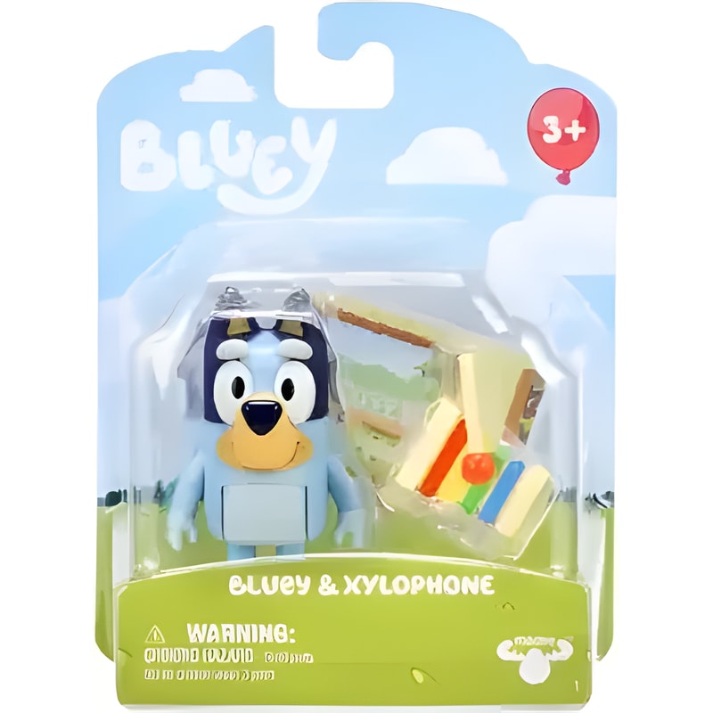 Bluey Figurine - Bluey and Xylophone 1 Bluey Figurine - Bluey and Xylophone
