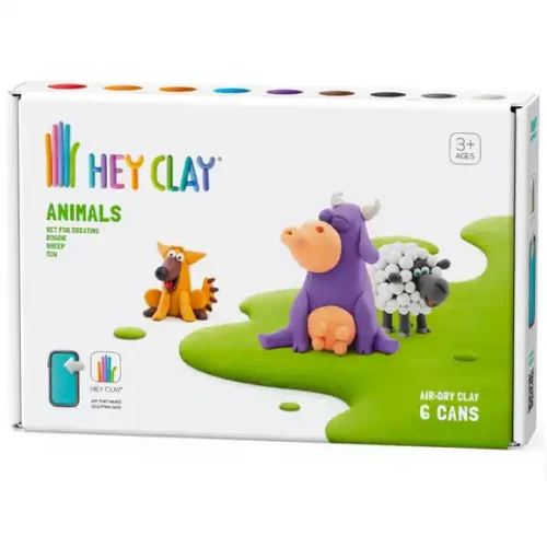 Hey Clay - 6 Cans - Animals