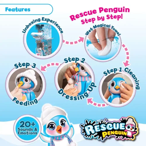 Silverlit Rescue Penguin - Blue - Image 10