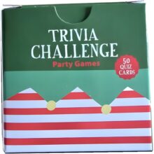 Christmas Trivia Challenge Party Game 50 Cards