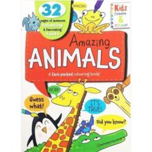 Amazing Animals Facts Colouring Book – 32 Pages