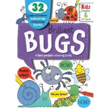 Brilliant Bugs Facts Colouring Book – 32 Pages