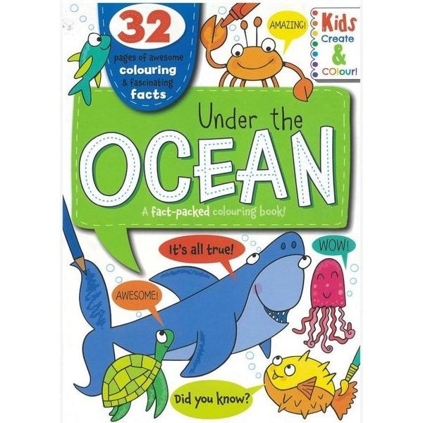 Under the Ocean Facts Colouring Book – 32 Pages 1 Under the Ocean Facts Colouring Book – 32 Pages