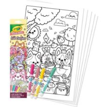 Crayola Lil Cuties Giant Colouring Poster Pages 6 Pack
