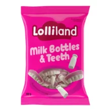Lolliland Milk Bottles and Teeth 140g