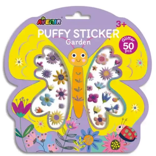 Avenir Puffy Sticker Garden