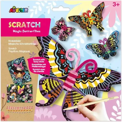 Avenir Scratch Fuzzy Butterflies