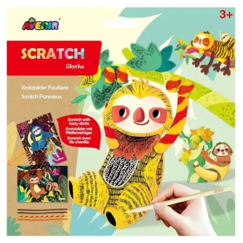 Avenir Scratch Fuzzy Sloths