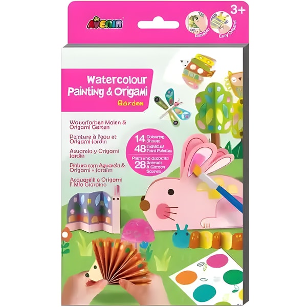 Avenir Watercolour Painting and Origami Garden Craft Kit 1 Avenir Watercolour Painting and Origami Garden Craft Kit