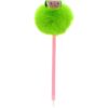 Happy Zoo Novelty Watermelon Pen Fluffy Pom Pom Blue Ink