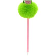 Happy Zoo Novelty Watermelon Pen Fluffy Pom Pom Blue Ink