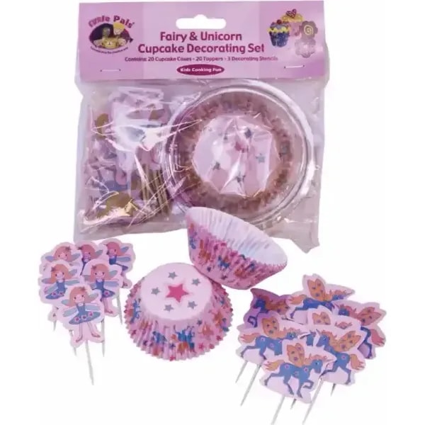 Little Pals Cupcake Decorating Set – Fairy and Unicorn (50 Piece Set) 1 Little Pals Cupcake Decorating Set – Fairy and Unicorn (50 Piece Set)
