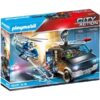 Playmobil Playset - Helicopter Pursuit Runaway Van