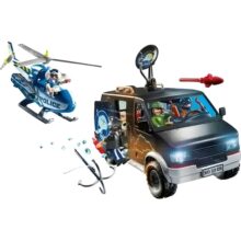 Alternative view of Playmobil Playset - Helicopter Pursuit Runaway Van