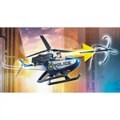 Playmobil Helicopter Pursuit Runaway Van - Image 5
