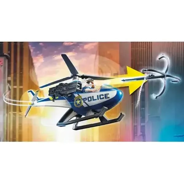 Playmobil Playset - Helicopter Pursuit Runaway Van 5 Playmobil Playset - Helicopter Pursuit Runaway Van - Image 5