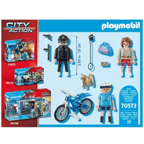 Playmobil Police Bicycle With Thief - Image 3