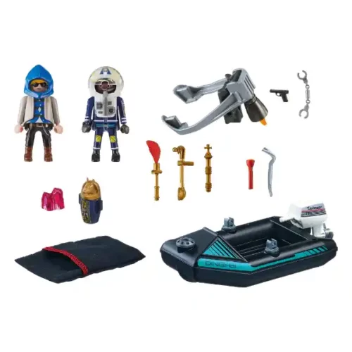Playmobil Police Jet Pack With Boat - Image 2