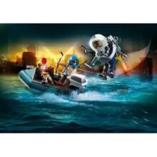 Alternative view of Playmobil Playset - Police Jet Pack With Boat