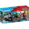 Playmobil Playset - Police Off Road Car and Thief