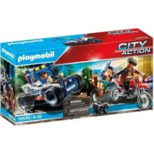 Playmobil Playset - Police Off Road Car and Thief