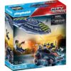 Playmobil Playset - Police Parachute Amphibious Vehicle