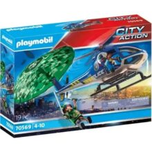 Playmobil Playset - Police Parachute Search