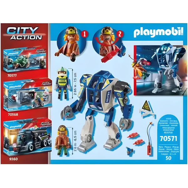 Playmobil Playset - Special Operations Police Robot 4 Playmobil Playset - Special Operations Police Robot - Image 4