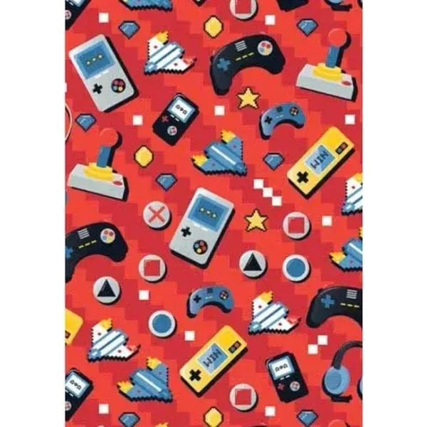 Gaming Wrapping Paper - Folded 1 Gaming Wrapping Paper - Folded
