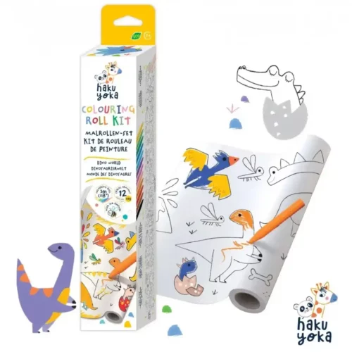 Haku Yoka Colouring Roll Kit Dino World - Image 3